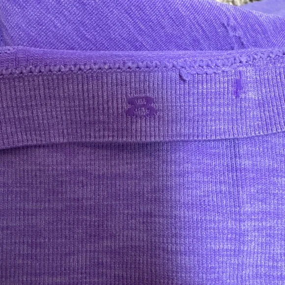 Lululemon Ebb & Flow Racerback Tank Top in Purple Size 8 - Picture 8 of 8